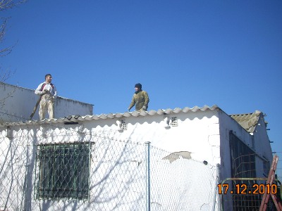 Dachreparatur in Villarrobledo 2010