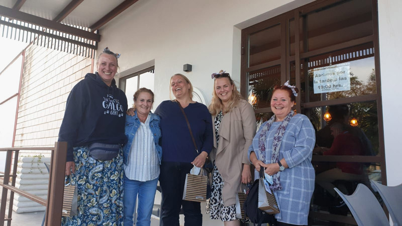 Teambesuch in der Albergue