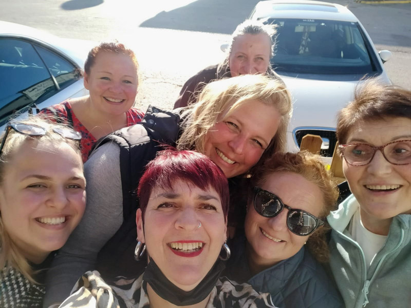 Teambesuch in der Albergue